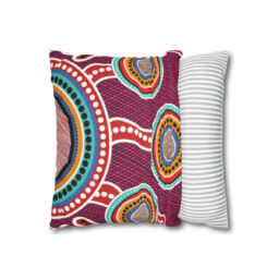 Faux Suede Square Pillow Case