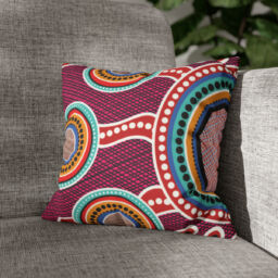 Faux Suede Square Pillow Case