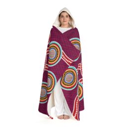 Hooded Sherpa Fleece Blanket