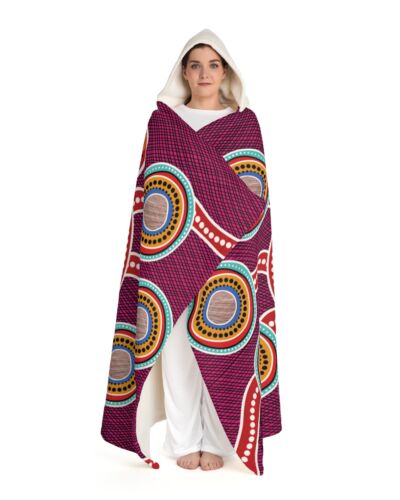 Hooded Sherpa Fleece Blanket