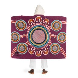 Hooded Sherpa Fleece Blanket