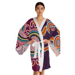 DDesigns Long Sleeve Bath Robe