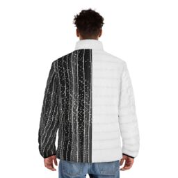 DDesign Night Rain Men’s Puffer Jacket (AOP)