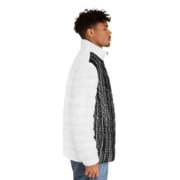 DDesign Night Rain Men’s Puffer Jacket (AOP)