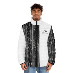 DDesign Night Rain Men’s Puffer Jacket (AOP)