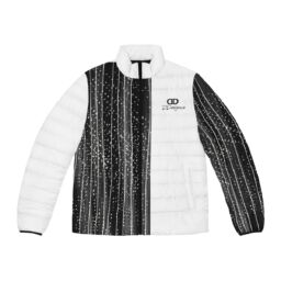 DDesign Night Rain Men’s Puffer Jacket (AOP)