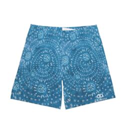 DDesigns Saltwater Dreaming Men’s Elastic Beach Shorts