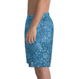 DDesigns Saltwater Dreaming Men’s Elastic Beach Shorts
