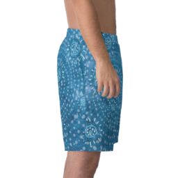 DDesigns Saltwater Dreaming Men’s Elastic Beach Shorts