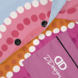 Pink Lady Satin Pajamas (AOP)