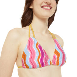 Strappy Bikini Set (AOP)