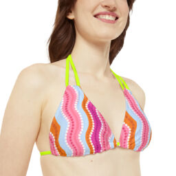 Strappy Bikini Set (AOP)