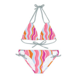 Strappy Bikini Set (AOP)