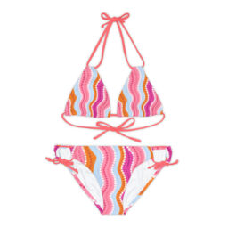 Strappy Bikini Set (AOP)