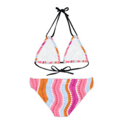 Strappy Bikini Set (AOP)