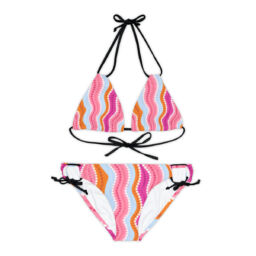 Strappy Bikini Set (AOP)