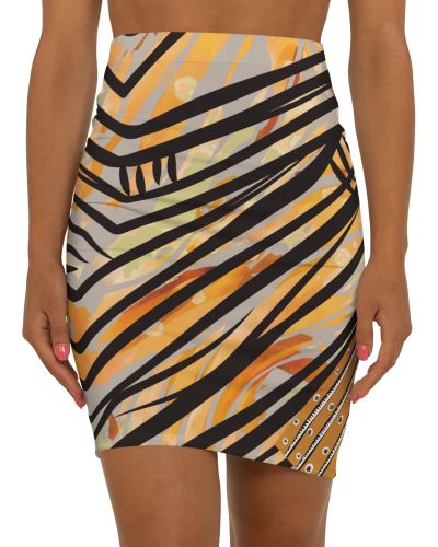 Women’s Mid-Waist Pencil Skirt (AOP)