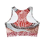 High Neck Crop Bikini Top (AOP)