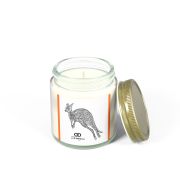 Artisan Scented Candles – Coconut Apricot Wax – Rustic Kangaroo Design
