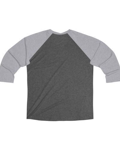 Unisex Tri-Blend Raglan Tee with Aboriginal Flag Design – Comfortable & Stylish