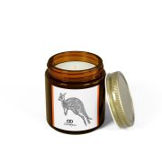 Artisan Scented Candles – Coconut Apricot Wax – Rustic Kangaroo Design