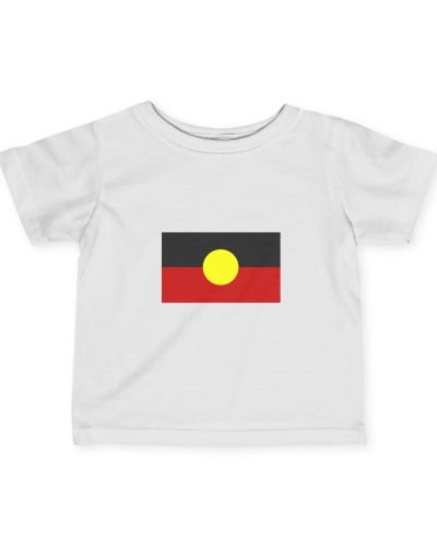 Aboriginal Flag Infant Tee – Cute Baby Shirt for Cultural Celebrations