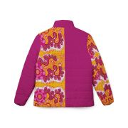 Colorful Women’s Puffer Jacket – Vibrant Floral Design, Winter Outerwear, Cozy Layer, Stylish Gift, Unique Jacket