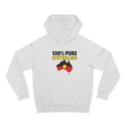 100% Pure Australian Hoodie – Unisex Sweatshirt for Casual Wear, Aussie Pride, Gift for Travelers, Summer BBQ, Comfortable Fashion