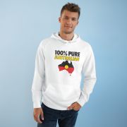 100% Pure Australian Hoodie – Unisex Sweatshirt for Casual Wear, Aussie Pride, Gift for Travelers, Summer BBQ, Comfortable Fashion