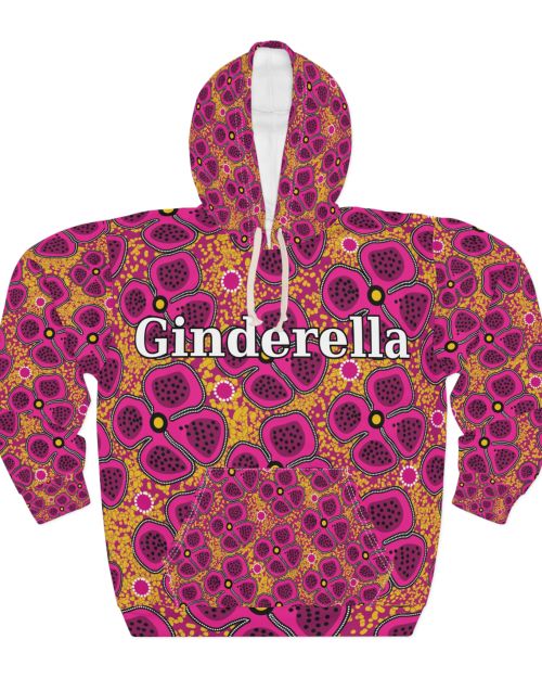 Copy of Colorful Cinderella Hoodie | Unisex Pullover, Floral Print, Cozy Fashion, Gift for Her, Magical Style, Every Day Wear