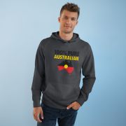100% Pure Australian Hoodie – Unisex Sweatshirt for Casual Wear, Aussie Pride, Gift for Travelers, Summer BBQ, Comfortable Fashion
