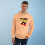 100% Pure Australian Hoodie – Unisex Sweatshirt for Casual Wear, Aussie Pride, Gift for Travelers, Summer BBQ, Comfortable Fashion