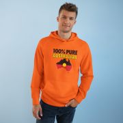 100% Pure Australian Hoodie – Unisex Sweatshirt for Casual Wear, Aussie Pride, Gift for Travelers, Summer BBQ, Comfortable Fashion