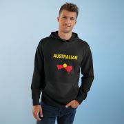 100% Pure Australian Hoodie – Unisex Sweatshirt for Casual Wear, Aussie Pride, Gift for Travelers, Summer BBQ, Comfortable Fashion