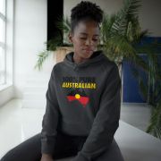 100% Pure Australian Hoodie – Unisex Sweatshirt for Casual Wear, Aussie Pride, Gift for Travelers, Summer BBQ, Comfortable Fashion