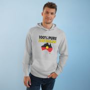 100% Pure Australian Hoodie – Unisex Sweatshirt for Casual Wear, Aussie Pride, Gift for Travelers, Summer BBQ, Comfortable Fashion