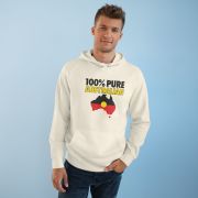 100% Pure Australian Hoodie – Unisex Sweatshirt for Casual Wear, Aussie Pride, Gift for Travelers, Summer BBQ, Comfortable Fashion