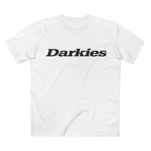Darkies Graphic Tee — Vintage Script Logo T-Shirt