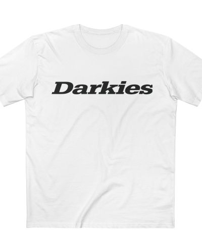 Darkies Graphic Tee — Vintage Script Logo T-Shirt