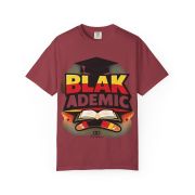 Blakademic Graduation T-Shirt — Black Excellence Graduation Cap & Book Design
