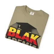 Blakademic Graduation T-Shirt — Black Excellence Graduation Cap & Book Design