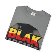 Blakademic Graduation T-Shirt — Black Excellence Graduation Cap & Book Design