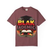 Blakademic Graduation T-Shirt — Black Excellence Graduation Cap & Book Design