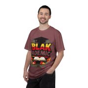 Blakademic Graduation T-Shirt — Black Excellence Graduation Cap & Book Design