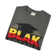 Blakademic Graduation T-Shirt — Black Excellence Graduation Cap & Book Design