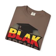 Blakademic Graduation T-Shirt — Black Excellence Graduation Cap & Book Design