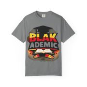 Blakademic Graduation T-Shirt — Black Excellence Graduation Cap & Book Design