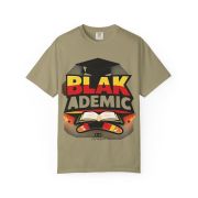 Blakademic Graduation T-Shirt — Black Excellence Graduation Cap & Book Design