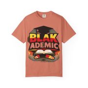 Blakademic Graduation T-Shirt — Black Excellence Graduation Cap & Book Design